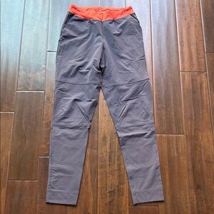 Cotopaxi Women’s Gray Baja Pants Joggers with Orange Waistband XS